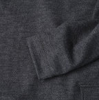 Jersey Flannel Dress Herringbone Detail