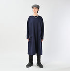 Jersey Flannel Dress Female Model