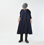 Jersey Flannel Dress Female Model