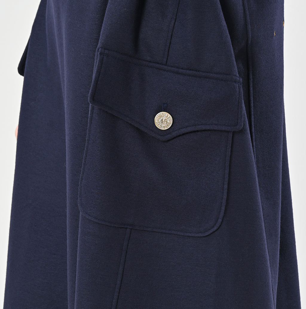 Jersey Flannel Dress Detail