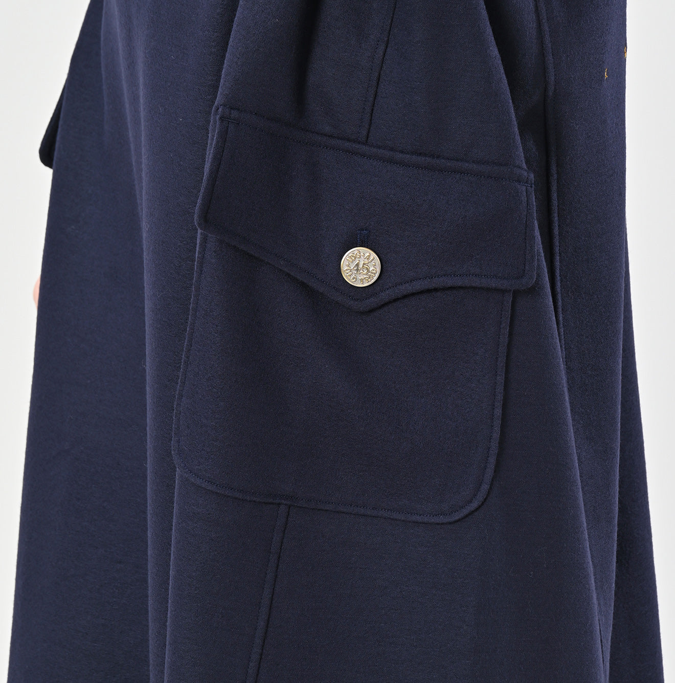 Jersey Flannel Dress Detail