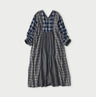 Indian Ai Flannel Mix Patchwork Dress