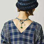 Indian Ai Flannel Mix Patchwork Dress
