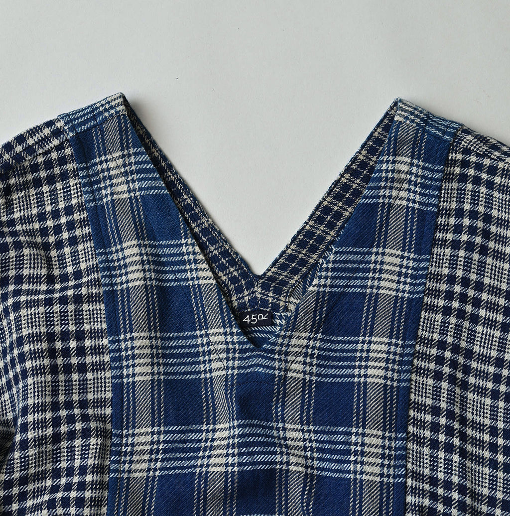 Indian Ai Flannel Mix Patchwork Dress
