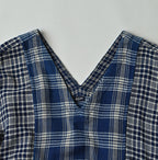 Indian Ai Flannel Mix Patchwork Dress