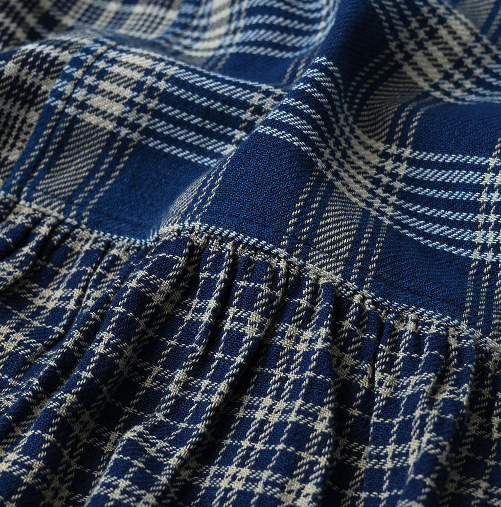 Indian Ai Flannel Mix Patchwork Dress