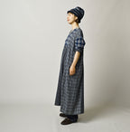 Indian Ai Flannel Mix Patchwork Dress