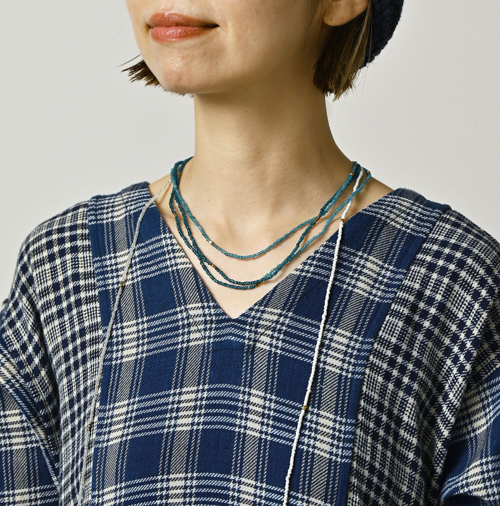 Indian Ai Flannel Mix Patchwork Dress
