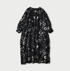 Indigo Donkey Tale Print Poyon Dress