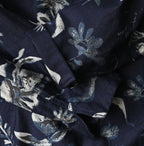 Indigo Donkey Tale Print Poyon Dress