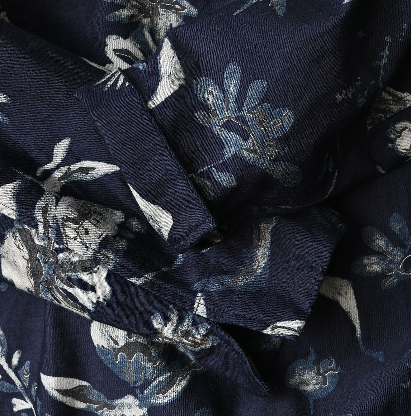 Indigo Donkey Tale Print Poyon Dress