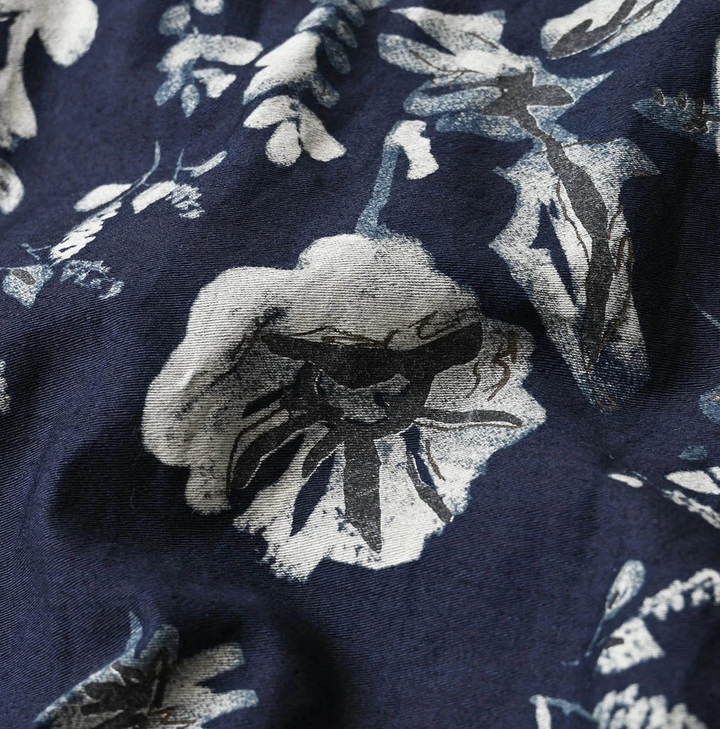 Indigo Donkey Tale Print Poyon Dress