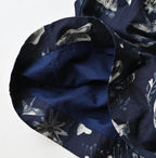 Indigo Donkey Tale Print Poyon Dress