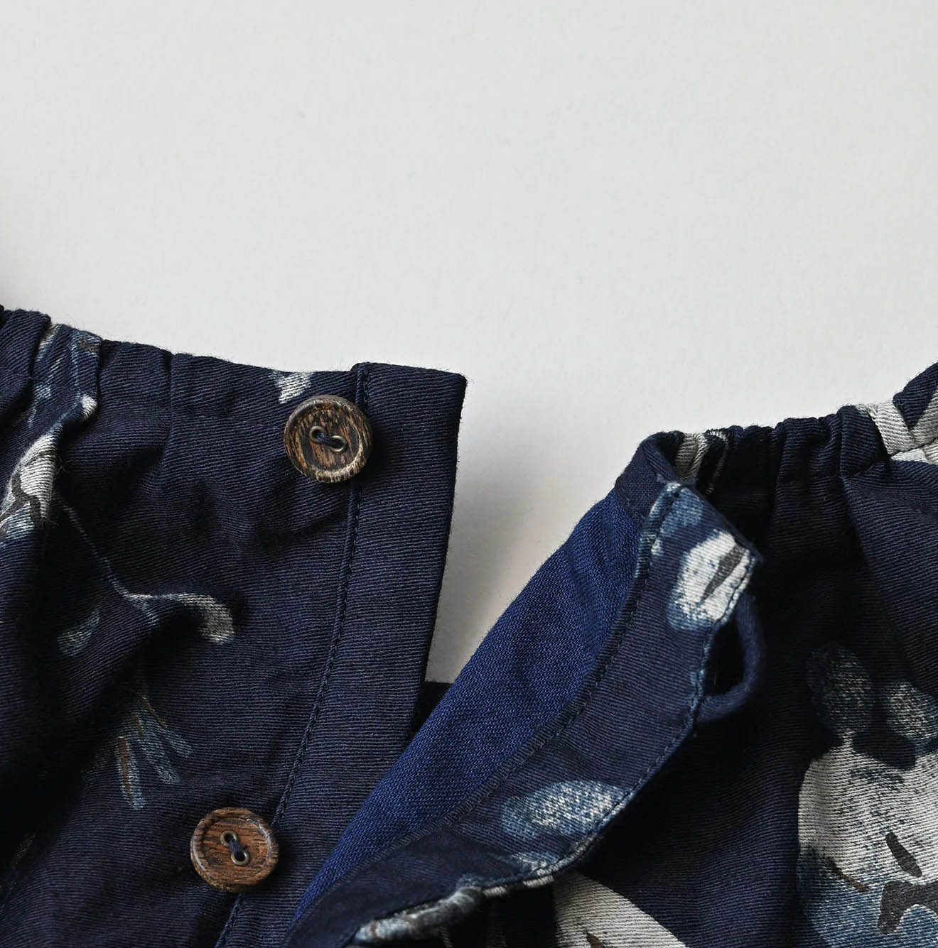 Indigo Donkey Tale Print Poyon Dress