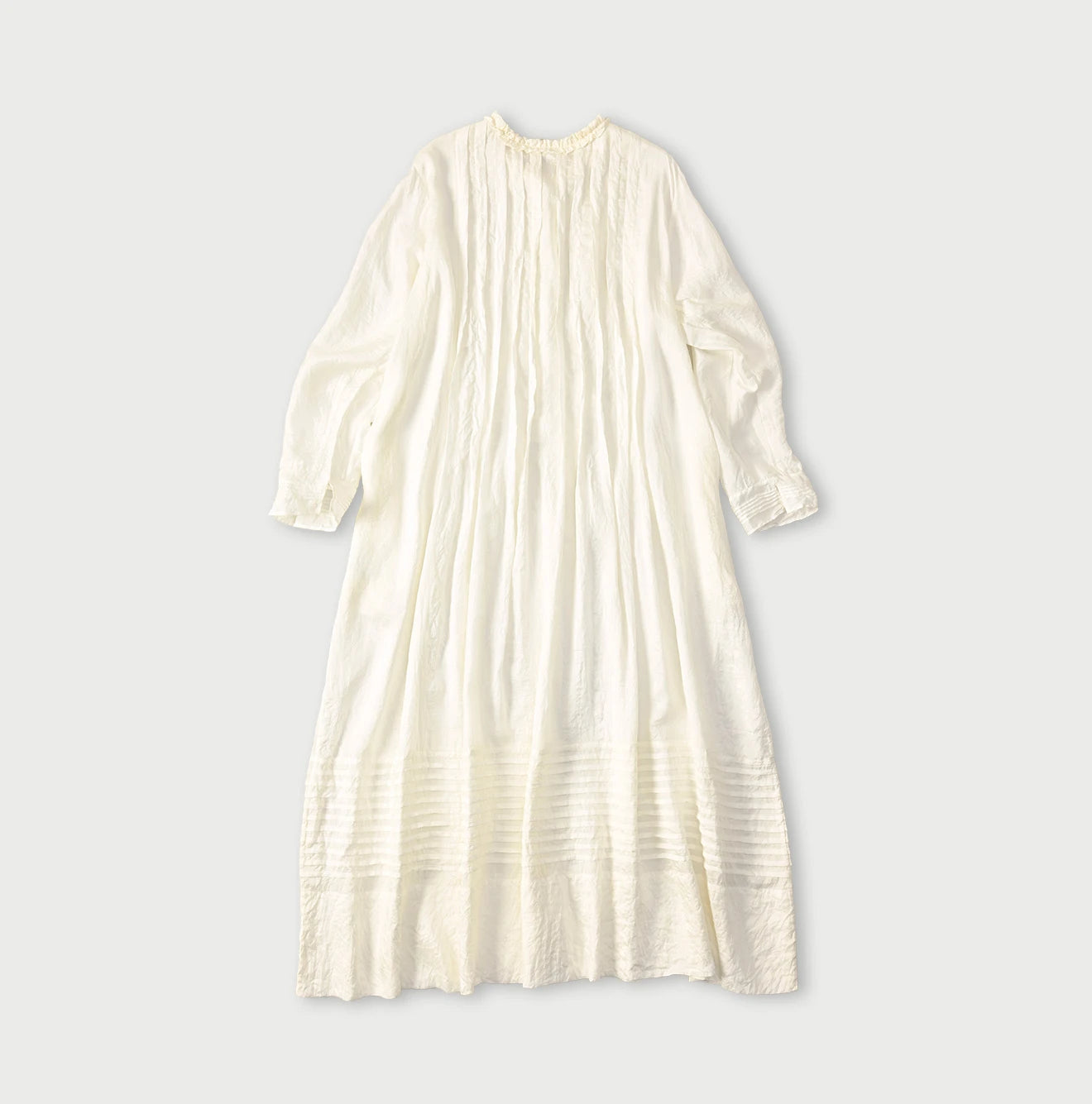 Indian Silk Pintuck Dress
