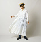 Indian Silk Pintuck Dress