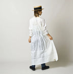 Indian Silk Pintuck Dress