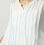 Indian Silk Pintuck Dress