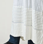 Indian Silk Pintuck Dress