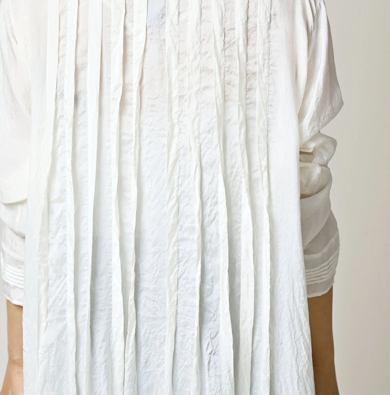 Indian Silk Pintuck Dress