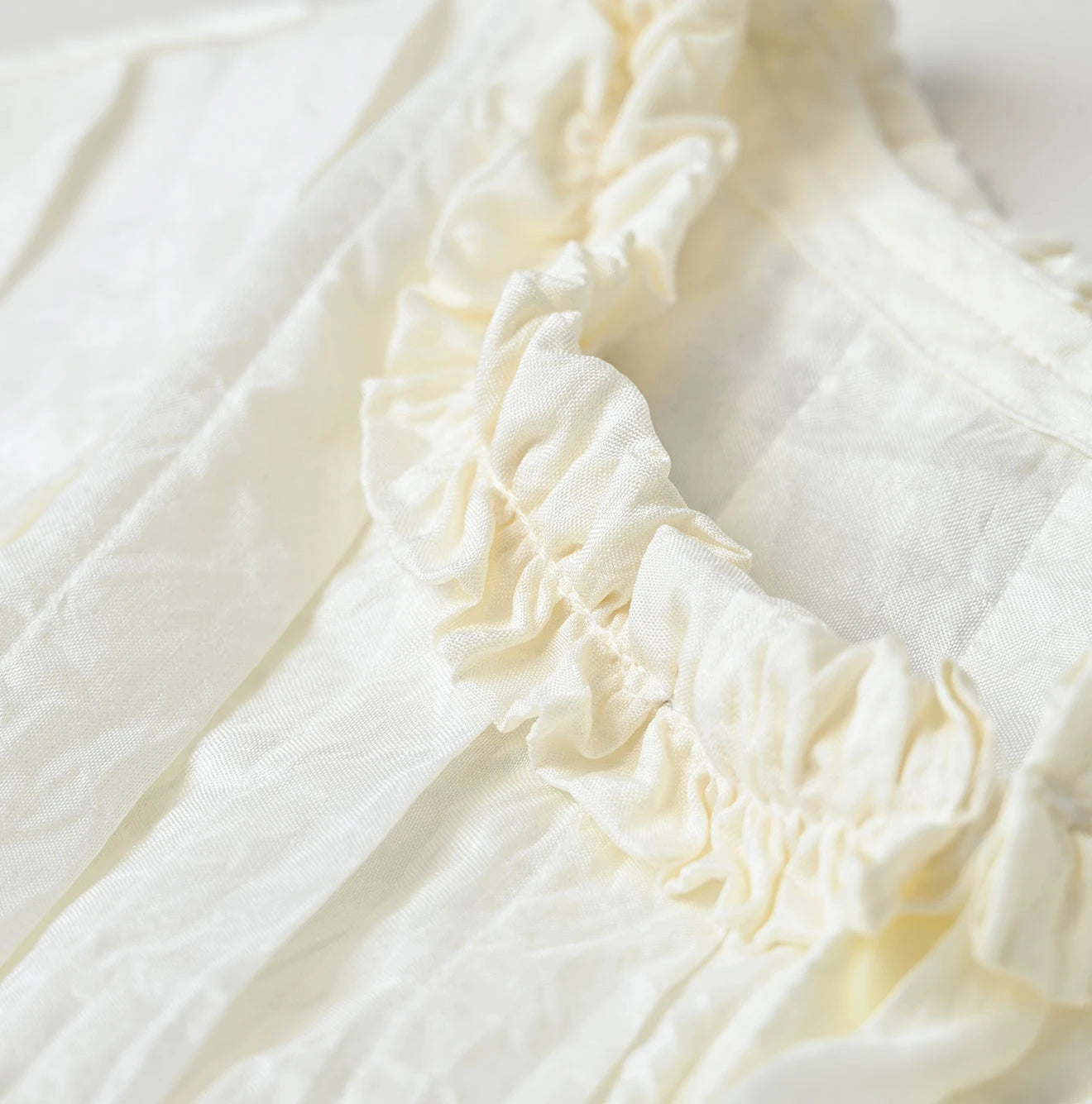 Indian Silk Pintuck Dress