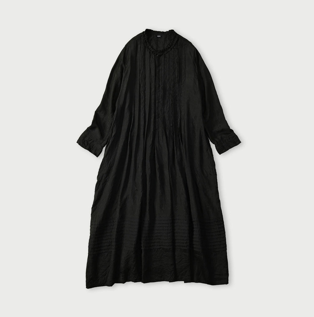 Indian Silk Pintuck Dress
