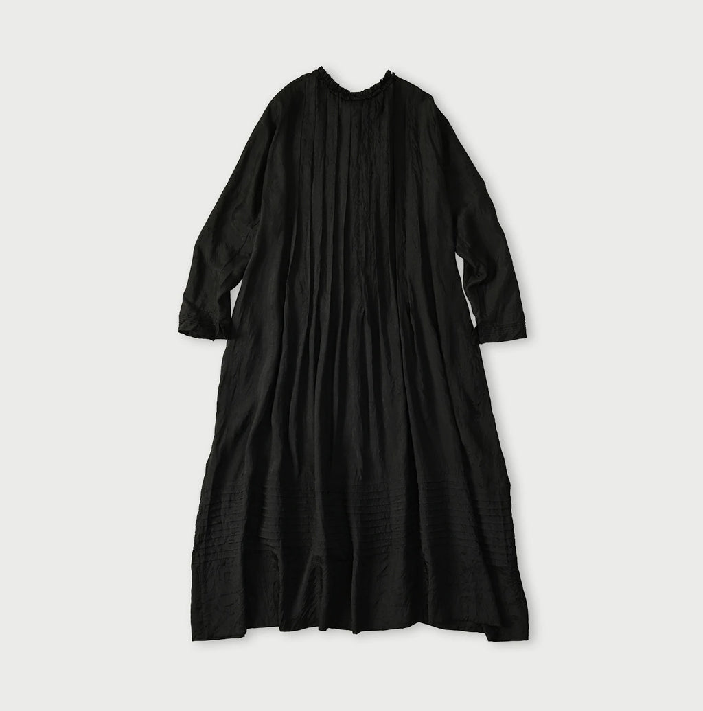 Indian Silk Pintuck Dress