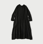 Indian Silk Pintuck Dress