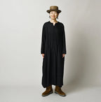 Indian Silk Pintuck Dress