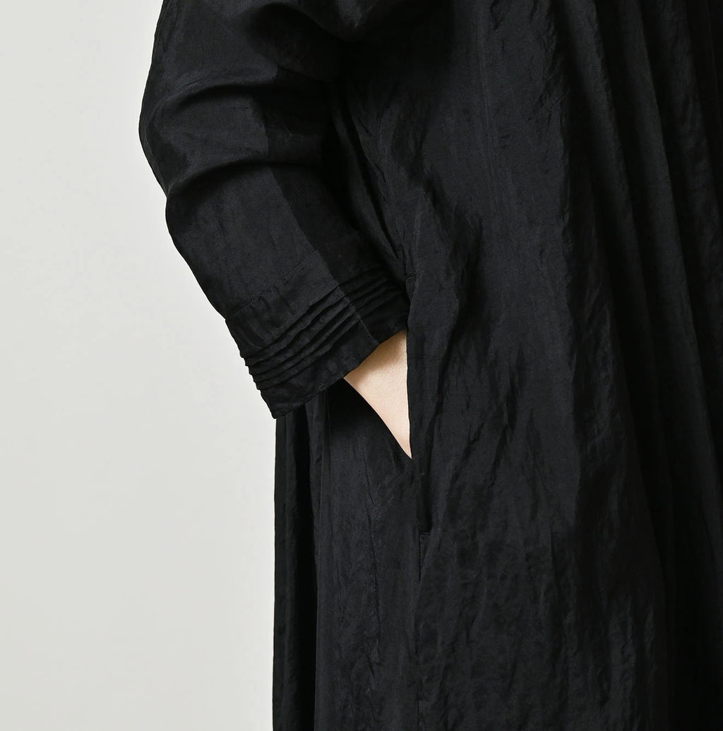 Indian Silk Pintuck Dress
