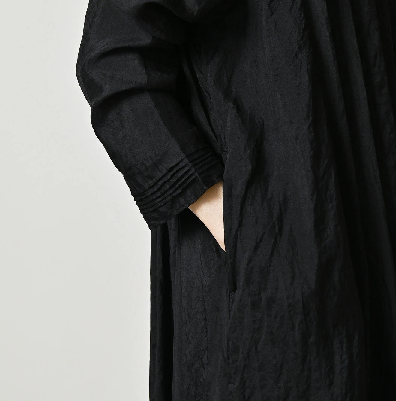 Indian Silk Pintuck Dress