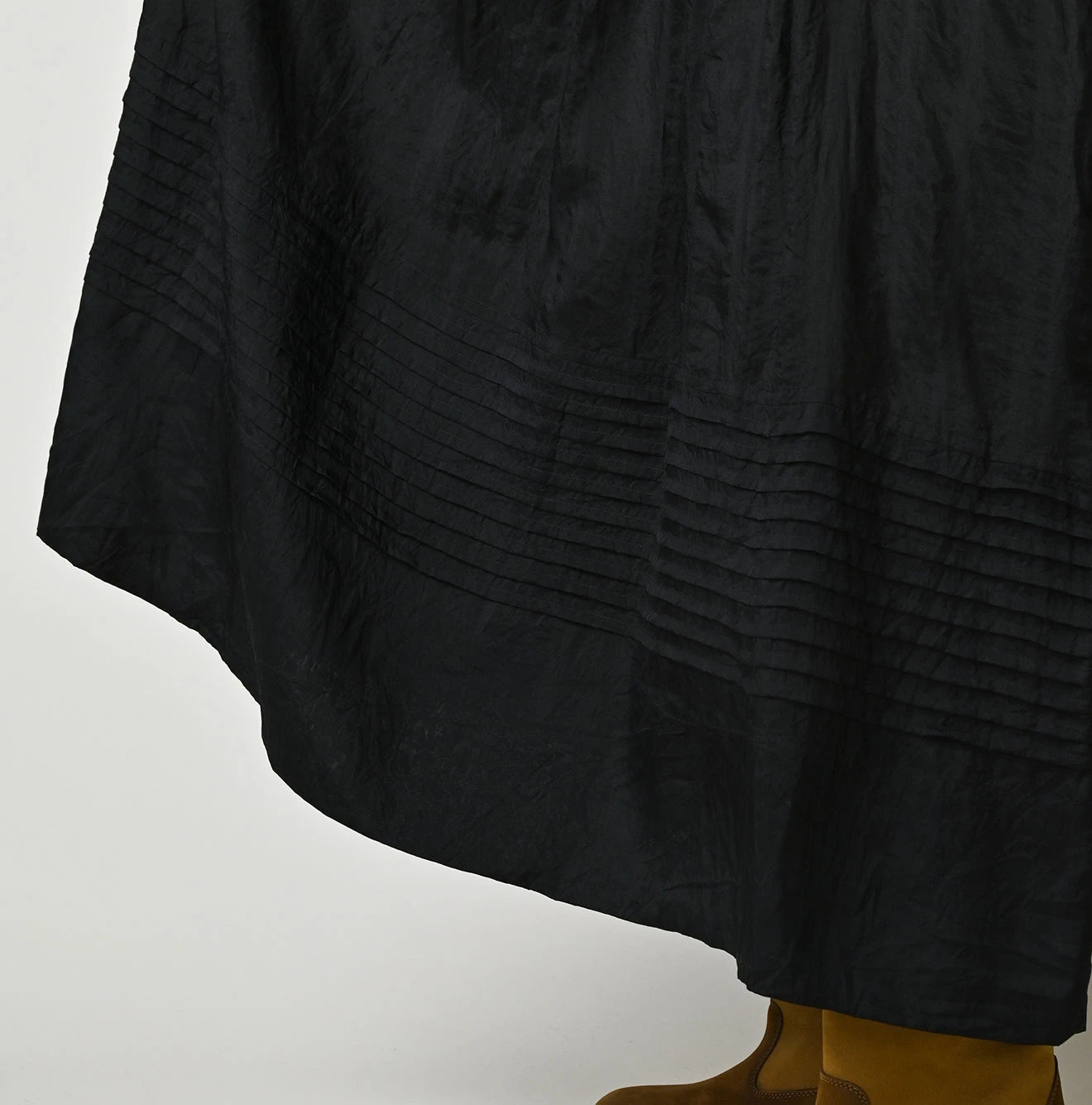 Indian Silk Pintuck Dress