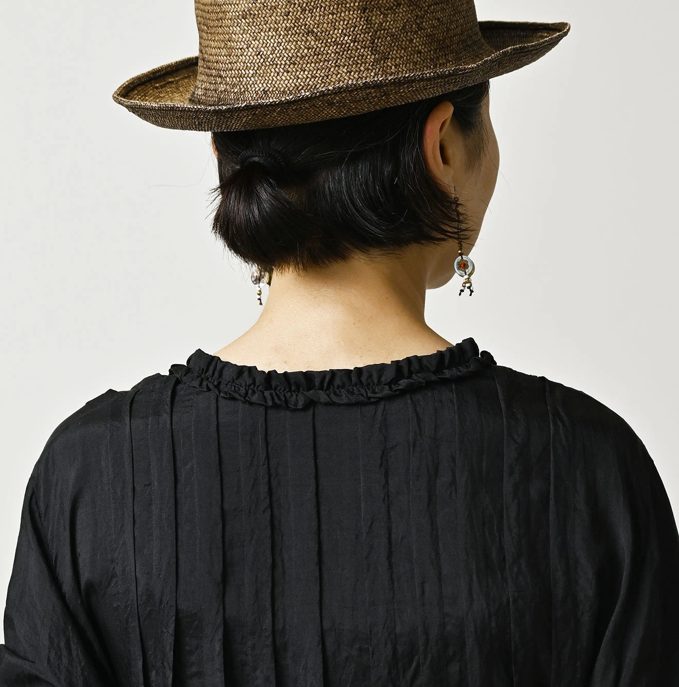 Indian Silk Pintuck Dress