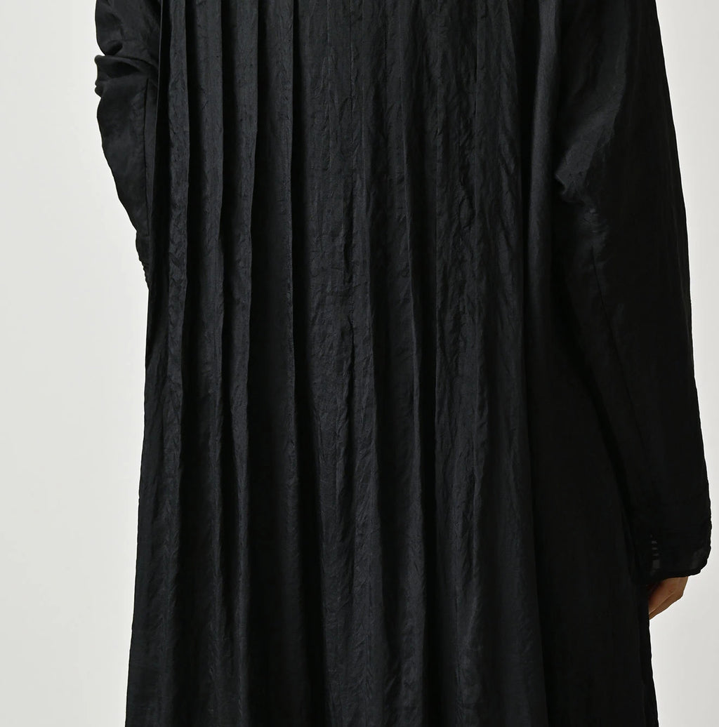 Indian Silk Pintuck Dress
