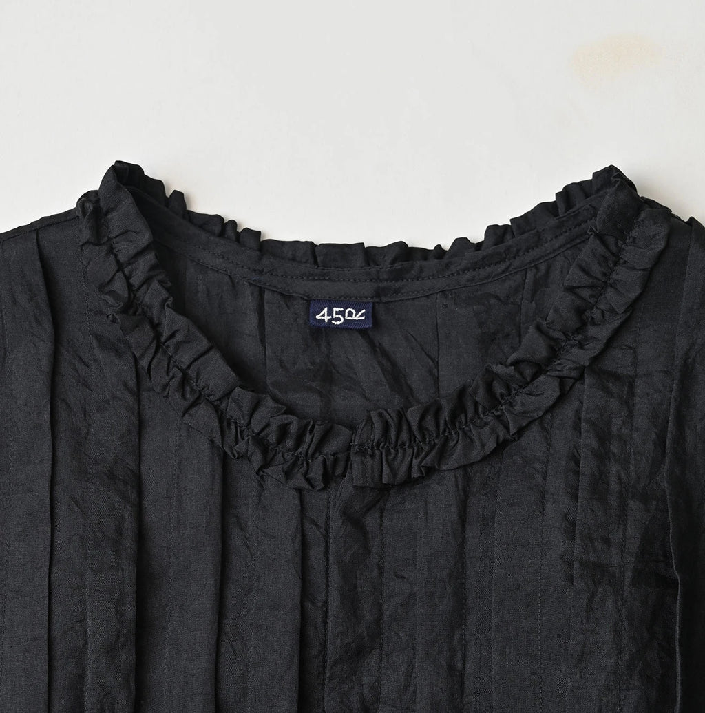 Indian Silk Pintuck Dress