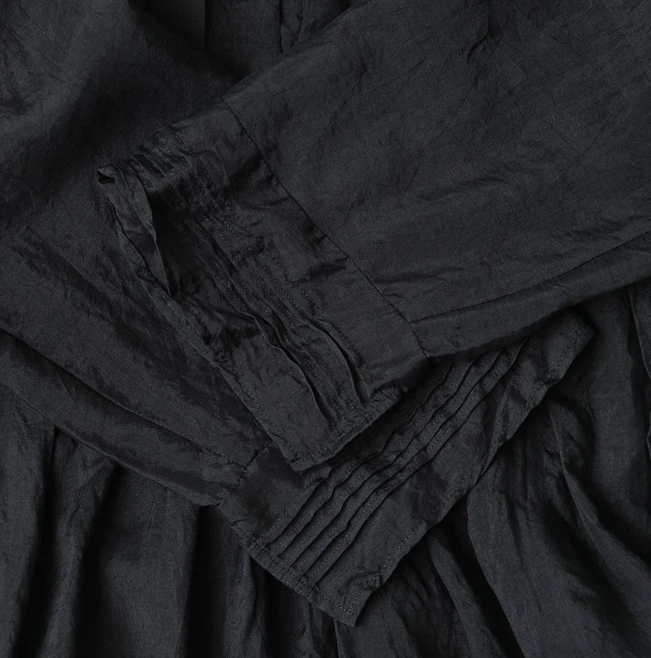 Indian Silk Pintuck Dress