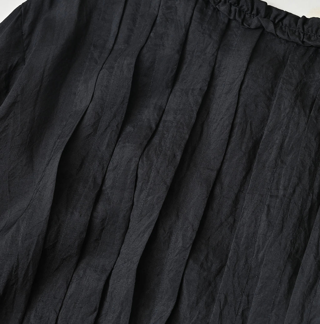 Indian Silk Pintuck Dress