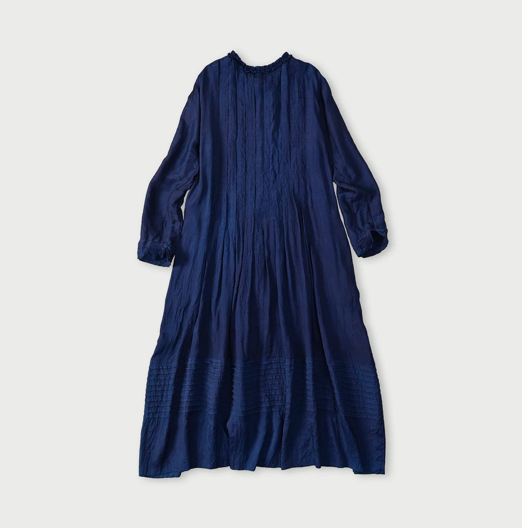 Ai Indian Silk Pintuck Dress