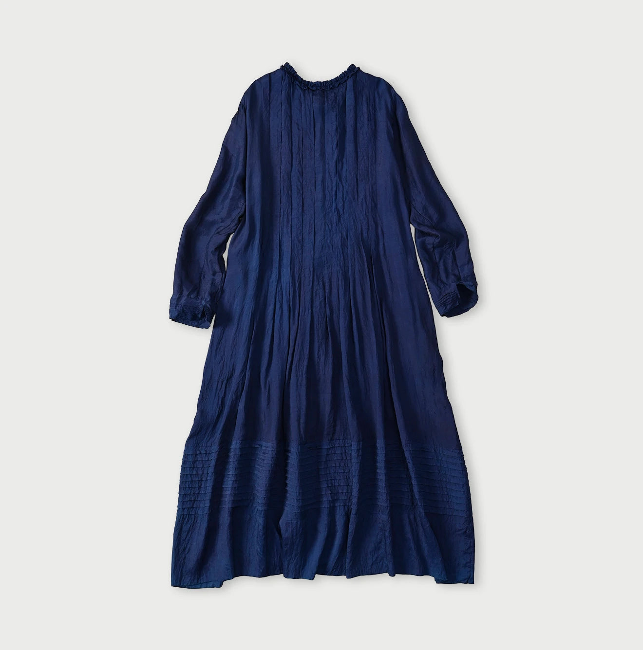 Ai Indian Silk Pintuck Dress