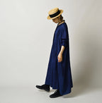 Ai Indian Silk Pintuck Dress
