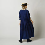 Ai Indian Silk Pintuck Dress