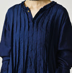 Ai Indian Silk Pintuck Dress