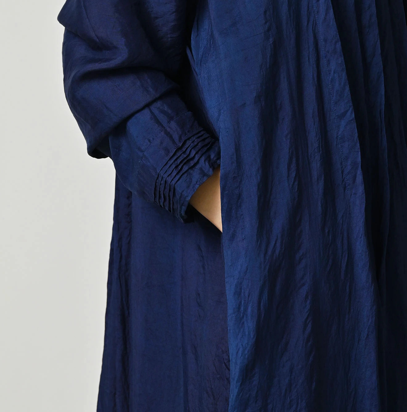 Ai Indian Silk Pintuck Dress