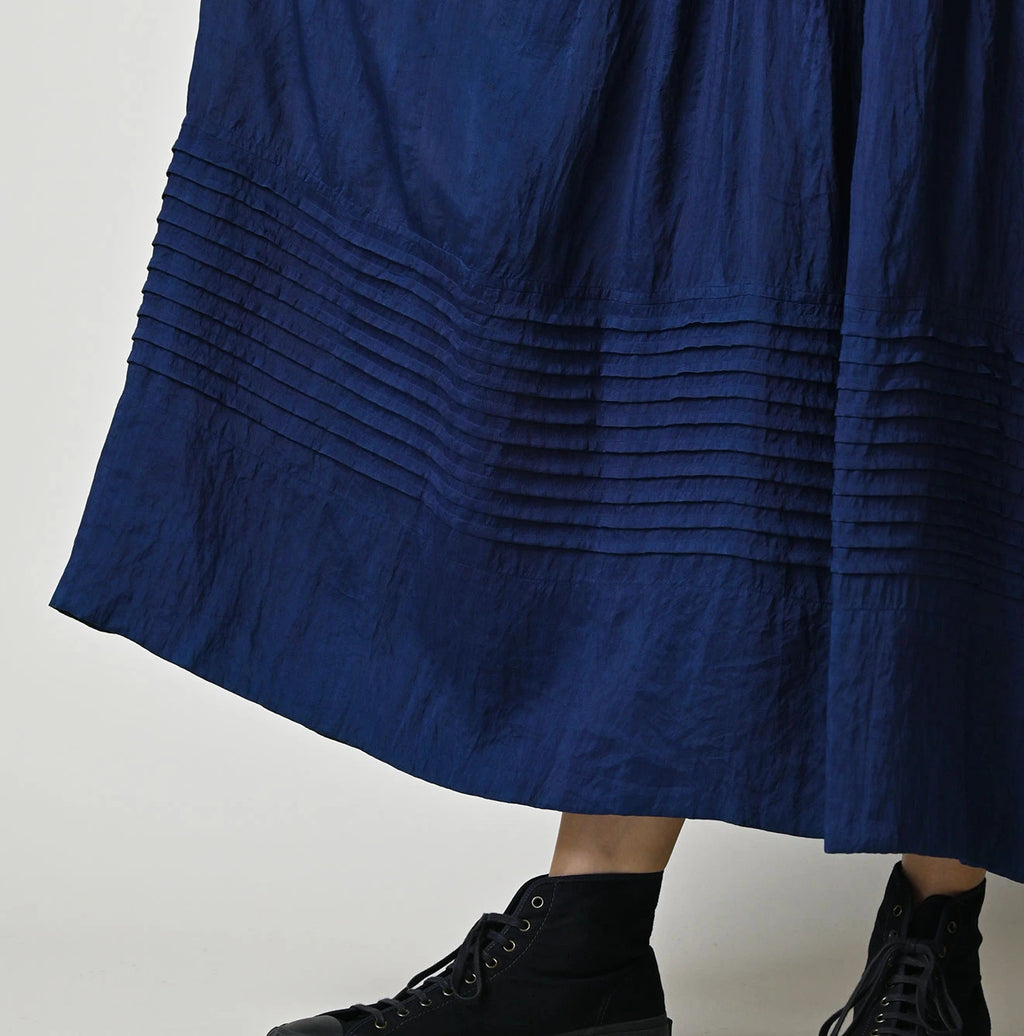 Ai Indian Silk Pintuck Dress