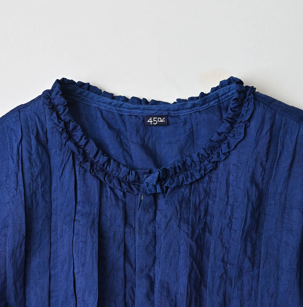 Ai Indian Silk Pintuck Dress