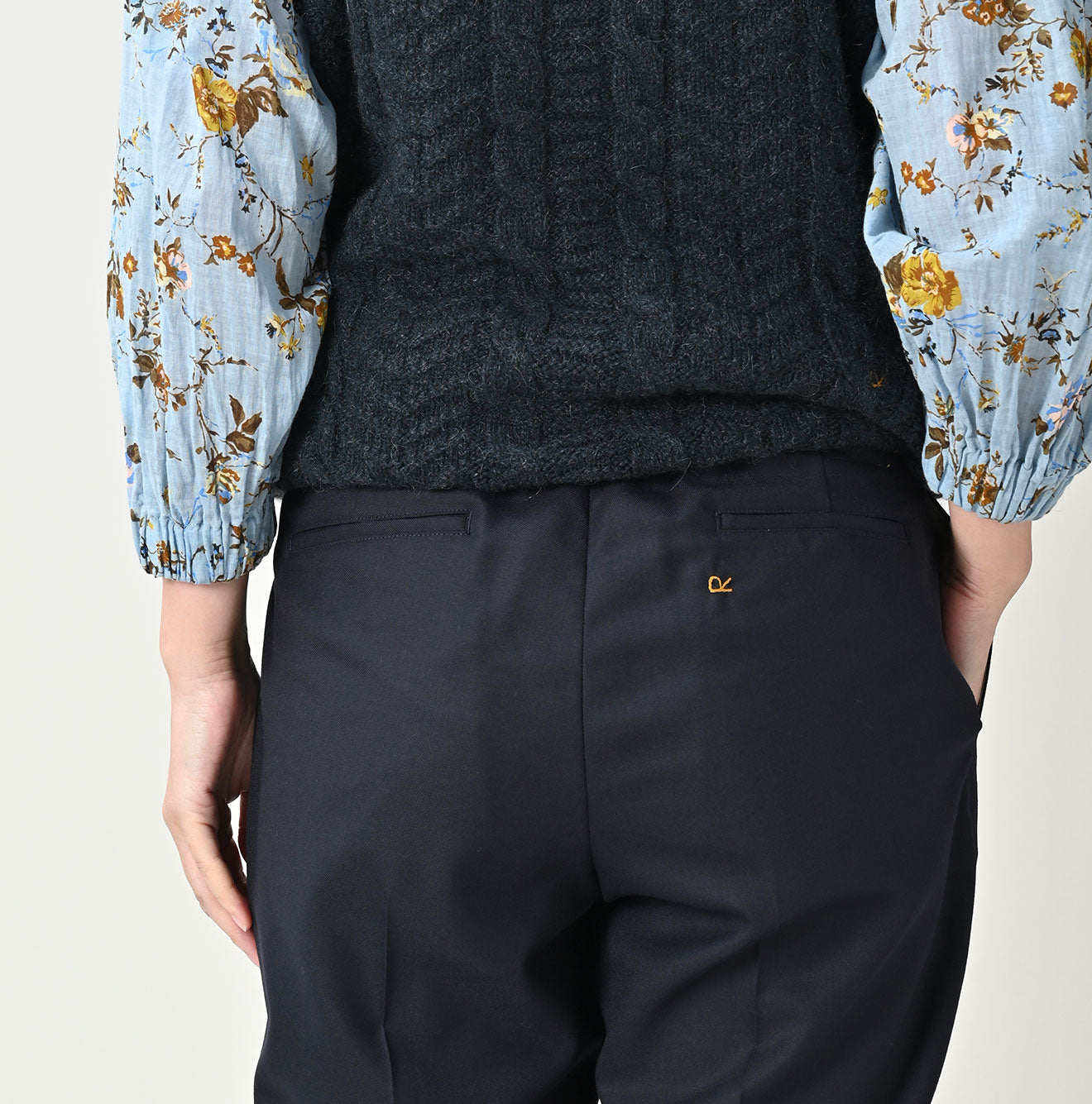 Wool Saxony Sabrina Slacks – 45R USA