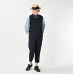 Wool Saxony Crosby Sabrina Slacks Female Model
