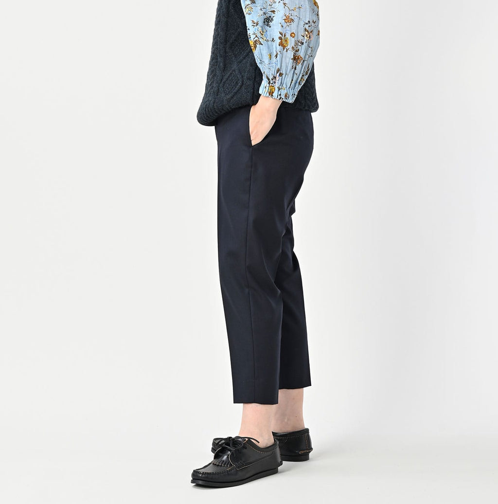Wool Saxony Crosby Sabrina Slacks Female Model