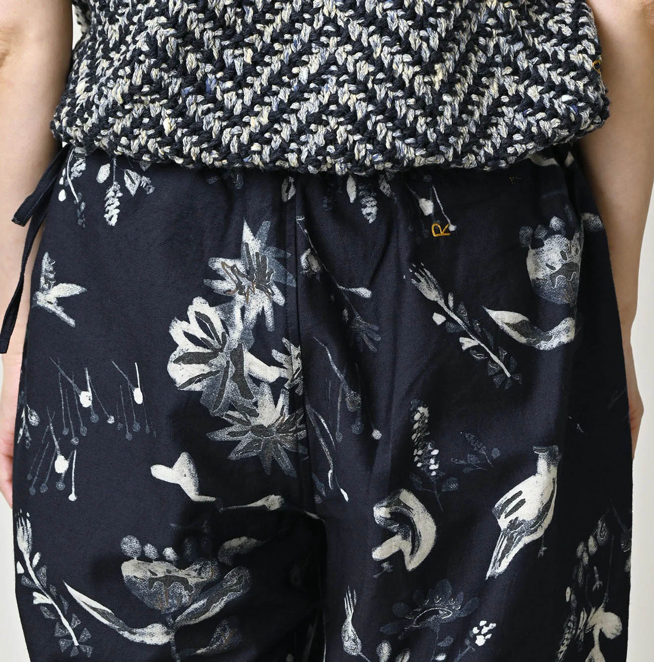 Indigo Donkey Tale Print Petit Pants