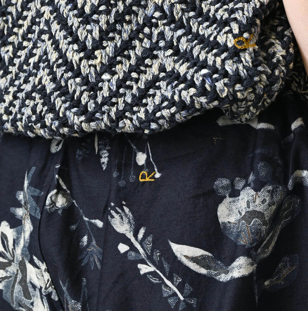 Indigo Donkey Tale Print Petit Pants